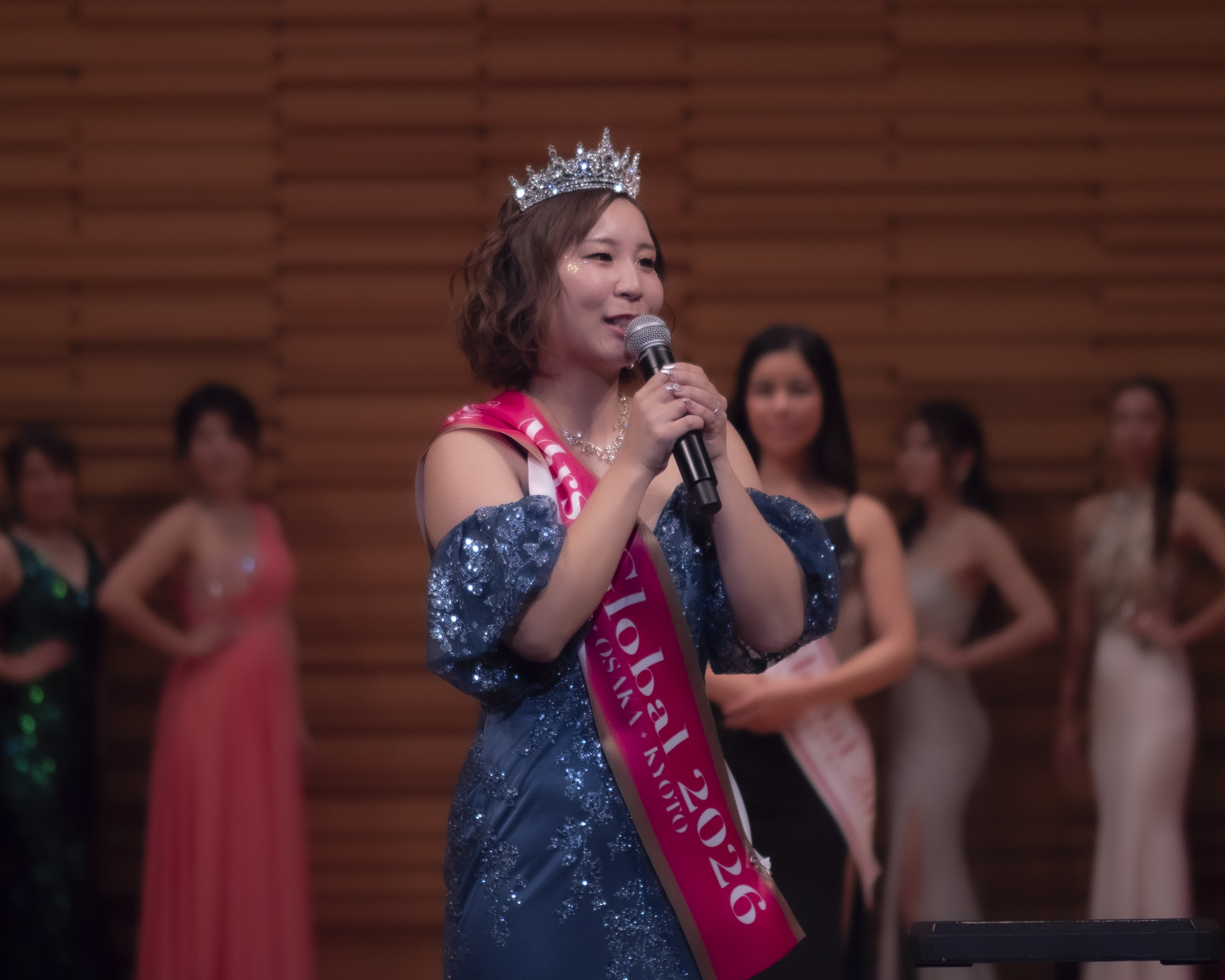 サファイヤ部門、グランプリの森中 実咲(27)さん。